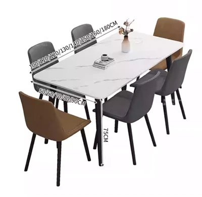 Mesa de comedor casera moderna
